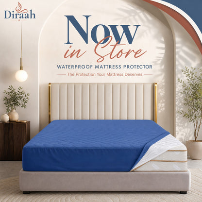 Royal Blue | Ultrasonic Quilted Waterproof Mattress Protector