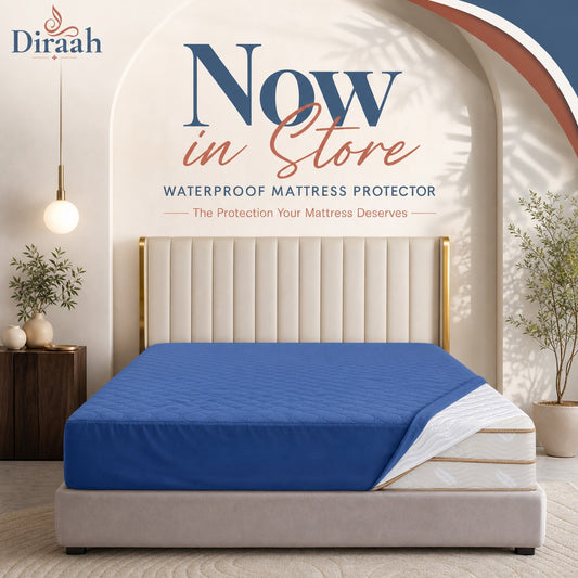Royal Blue | Ultrasonic Quilted Waterproof Mattress Protector
