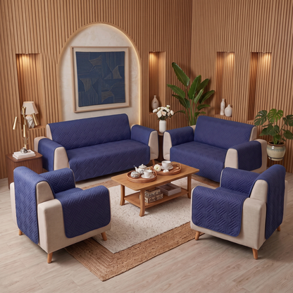 Royal Navy | Ultrasonic Quilted Sofa Cover