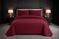 3-Piece Ultrasonic Dyed Bedspread Set – Premium Quality
