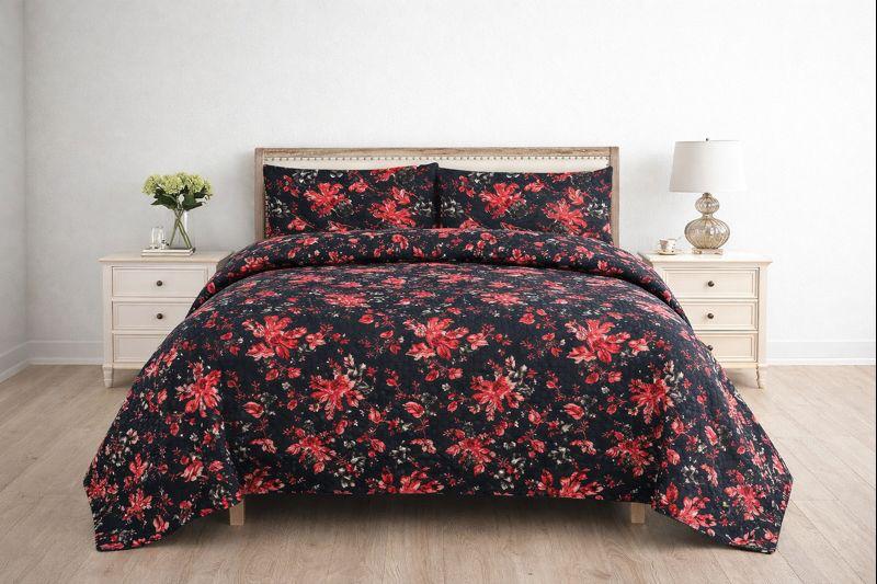 3-Piece Ultrasonic Printed Bedspread Set – Premium Quality