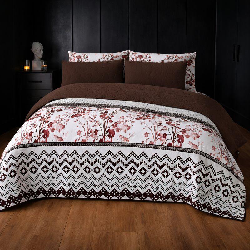 6-Piece Ultrasonic Printed Bedspread Set – Premium Quality