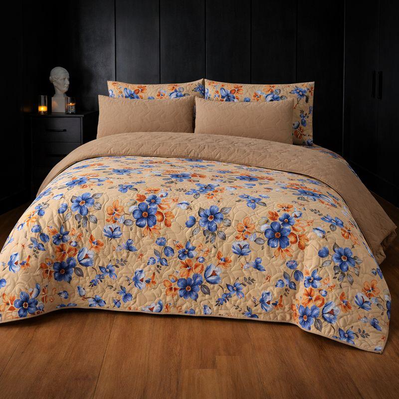 6-Piece Ultrasonic Printed Bedspread Set – Premium Quality