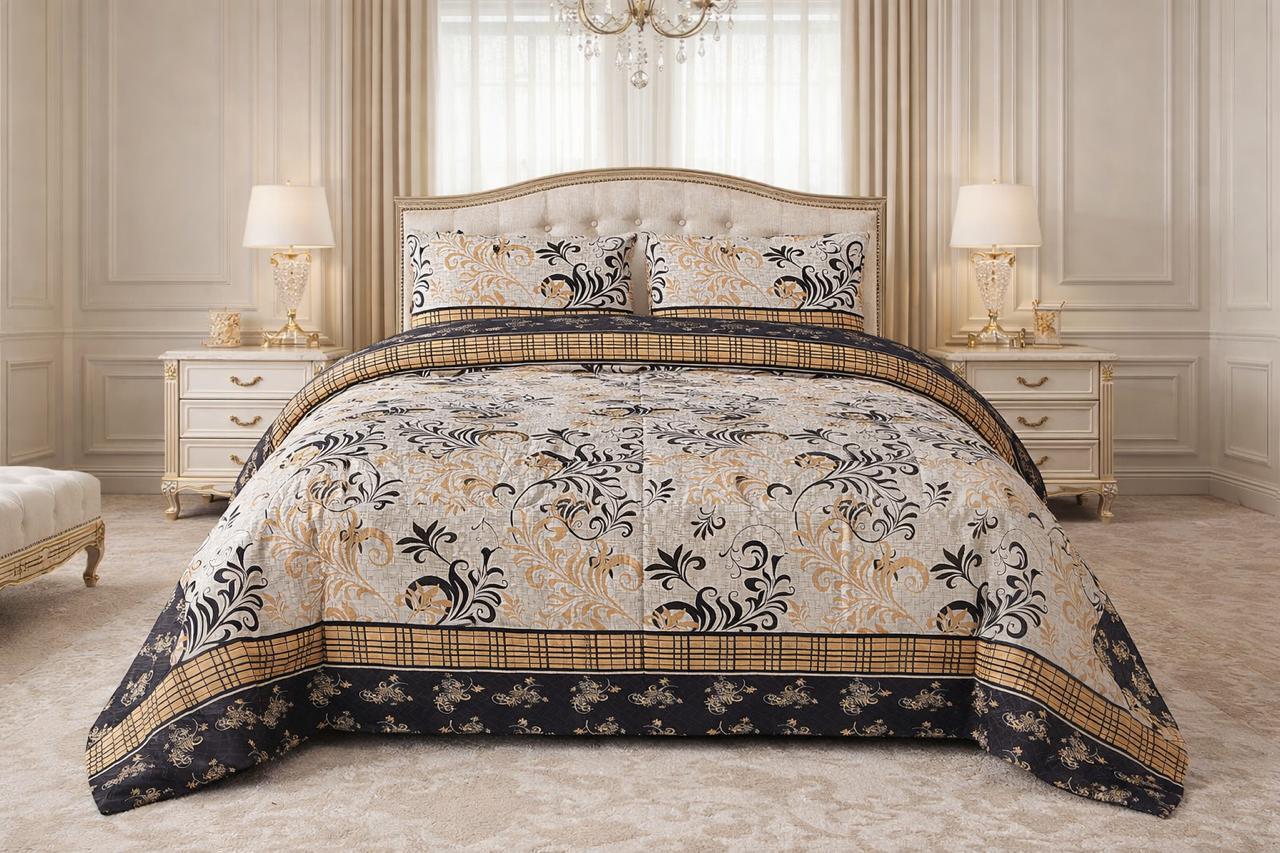 3-Piece Ultrasonic Printed Bedspread Set – Premium Quality
