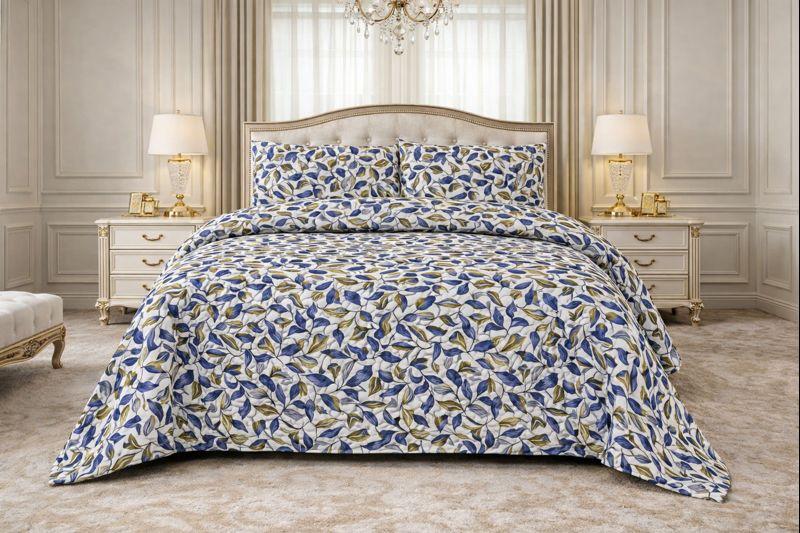 3-Piece Ultrasonic Printed Bedspread Set – Premium Quality