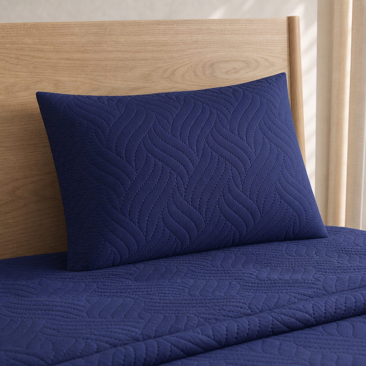 Royal Navy | Ultrasonic Quilted Bedspread Set | 3 Piece