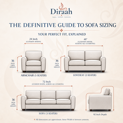 Soft Brown | Ultrasonic Quilted Sofa Cover